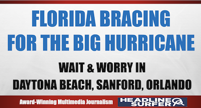 Hurricane Dorian reactio from New Smyrna Beach, FL / Headline Surfer