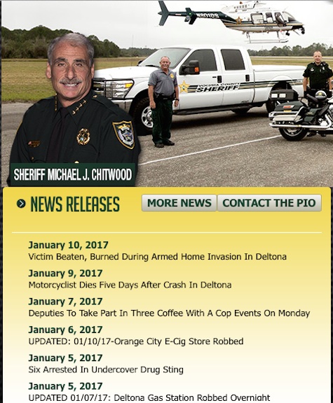 Sheriff's press releases not sent to internet news / Headline Surfer