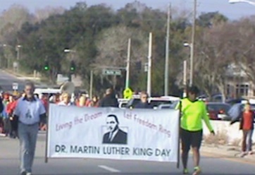 MLK march in NSB / Headline Surfer®