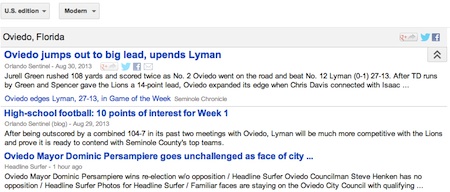 Oviedo news in Google News Directories / Headline Surfer