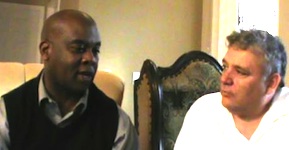 Daytona Beach Mayor Derrick Henry with Headl;ine Surfer Publisher Henry Frederick