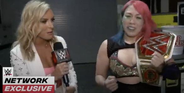 Renee Young and Asuka / Headline Surfer