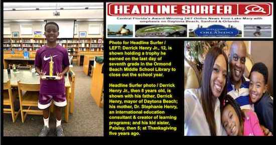 Derrick Henry's son / Headline Surfer