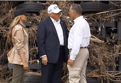 Trump in Texas for flood