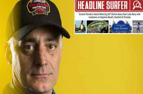 Gary Putnam with NASCAR in Daytona Beach / Headline Surfer