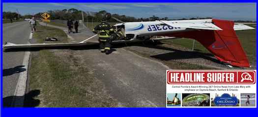 Plane flips in New Smyrna Beach / Headline Surfer