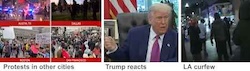 Protests across US / Headline Surfer