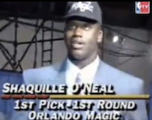 Shaq was the first overall No. 1 Draft pick of the Orlando Magic / Headline Surfer