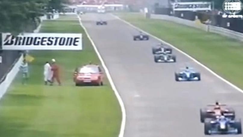998 Disgruntled Ex Mercedes Employee In Rain Coat Interrupts 2000 F1 Grand Prix In Germany Headline Surfer Award Winning 24 7 Internet News Site Serving Daytona Beach Sanford Orlando Fl