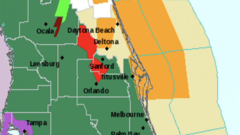Breaking News National Weather Service Issues Tornado Warning For Seminole Orange Counties Headline Surfer Award Winning 24 7 Internet News Site Serving Daytona Beach Sanford Orlando Fl